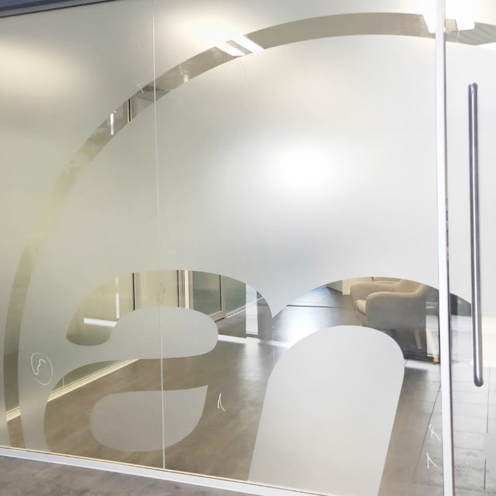 Glass Frosted Sticker Printing in Doha, Qatar