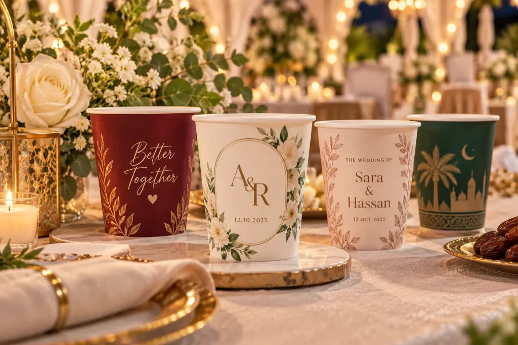 cup printing for wedding and events
